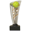 Softball Banner Resin Award - 7" Tall